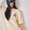 Gucci Triangle Logo Beige T-Shirt