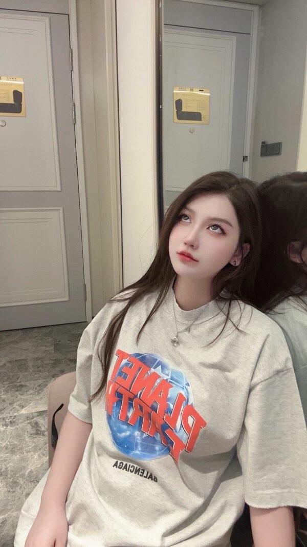 12_9bc22853-5cc0-41bc-bf30-40e76e678071 Balenciaga Planet Earth T-Shirt (White)