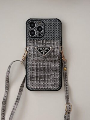 Pra Weave Card Bag Crossbody iPhone Case
