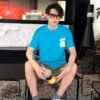 Loewe Turquoise Pocket T-Shirt