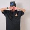 Gucci Triangle Logo Black T-Shirt