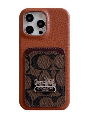 Coa Card Bag Leather iPhone Case