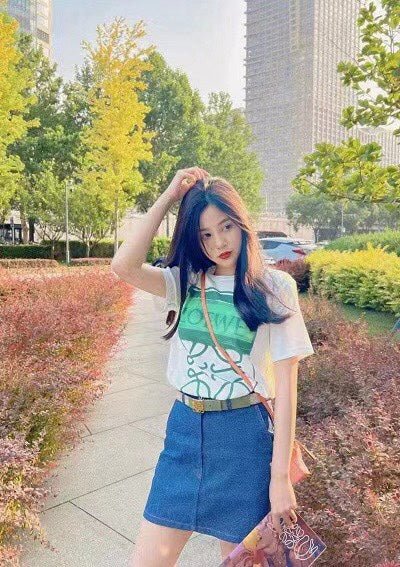 12_fe09c390-27ea-43ba-901e-28b190f67142 Loewe Green Graphic T-Shirt