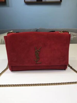 YSSL Kate Medium Reversible Chain Bag Red For Women 28.5in/11.2cm YSL?