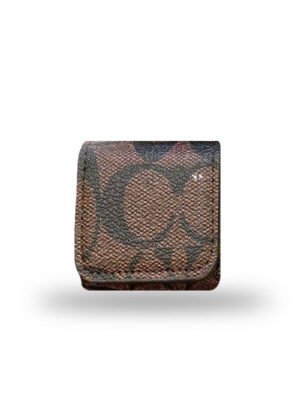 Luxury Coach AirPods Cases Dark brown-YH240425