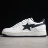 BAPE STA Low-Top White and Black Sneakers