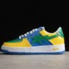 BAPE STA Low-Top Sneakers in Green, Blue, and Yellow