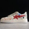 BAPE STA Splatter Low-Top Sneakers