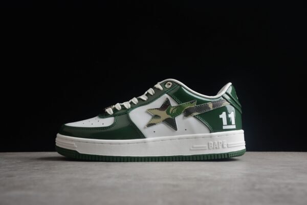 13._13_d5fffd61-69a8-4c78-b3da-42728610ada3 BAPE STA #11 Low Top Sneakers