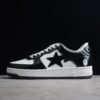 BAPE STA Low-Top Sneakers in Black and White
