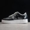 BAPE STA Black Patent Leather Low-Top Sneakers