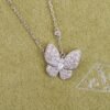 18K Two Butterfly Necklace