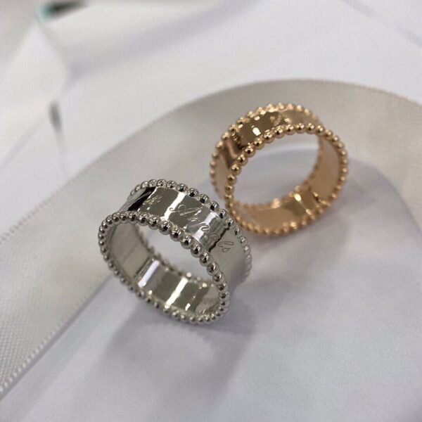 18K White Gold Perl¨¦e Signature Ring