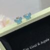18K Sweet Alhambra Butterfly Stud Earrings