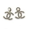 18K CC Pearl Drop Earrings