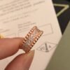 18K Rose Gold Perl¨¦e Diamonds 3 Row Ring
