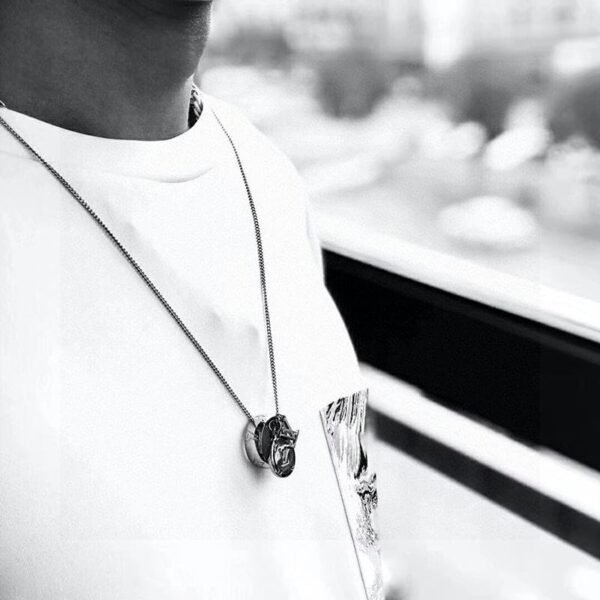 18K Louis Monogram Charms Necklace