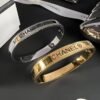 18K White Gold CC Vintage Bracelet