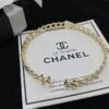 18K Interlocking CC Cuff Logo Choker Necklaces