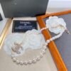 18K CC 100TH ANNIVERSARY Pearl Chain Necklace