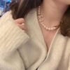 18K CC 100TH ANNIVERSARY Pearl Chain Necklace