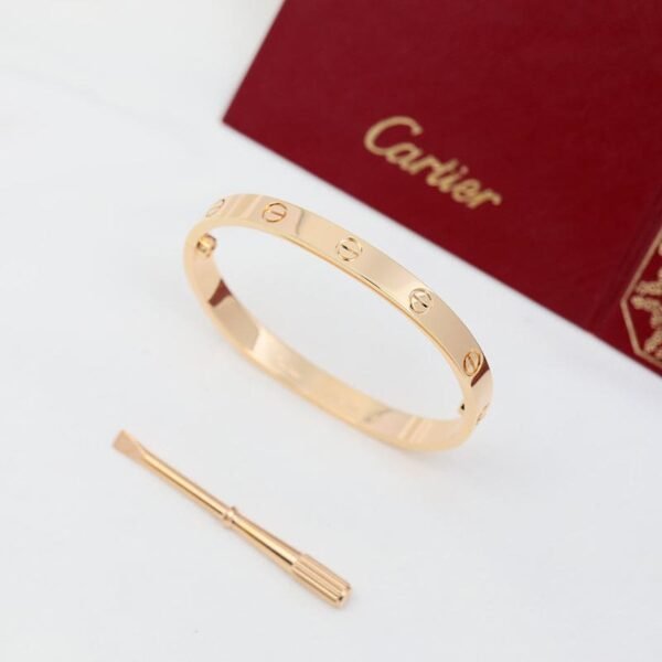 18K Rose Gold Love Bracelet