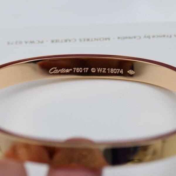 18K Rose Gold Love Bracelet
