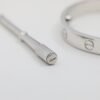 18K White Gold Love Bracelet