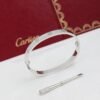 18K White Gold Love Bracelet