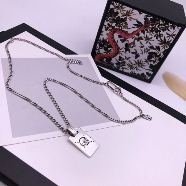 Double G Ghost Pendant Necklaces