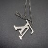 18K Louis Upside Down Necklace
