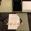 18K Vintage Alhambra Five Motifs Diamonds Clover Bracelet