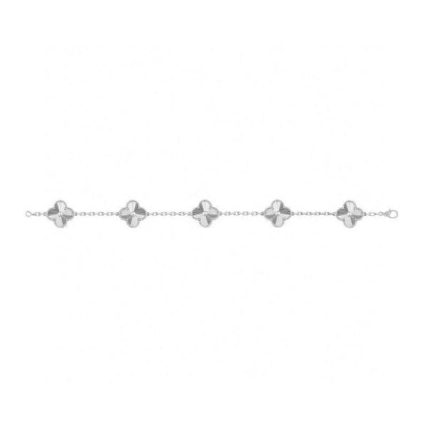 18K Vintage Alhambra Five Motifs Clover Bracelet