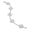 18K Vintage Alhambra Five Motifs Clover Bracelet