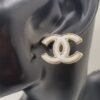 18K CC Black & White Earrings