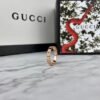18K Double G Icon Yellow Gold Ring