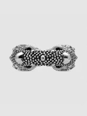Double G Tiger Head Ring