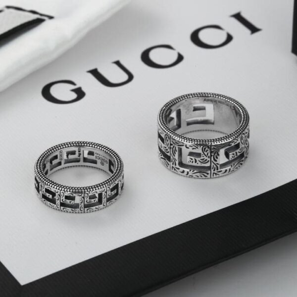 Double G Square G 10mm Ring