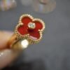 18K Vintage Alhambra Carnelian Ring