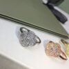18K Vintage Alhambra Diamonds Ring
