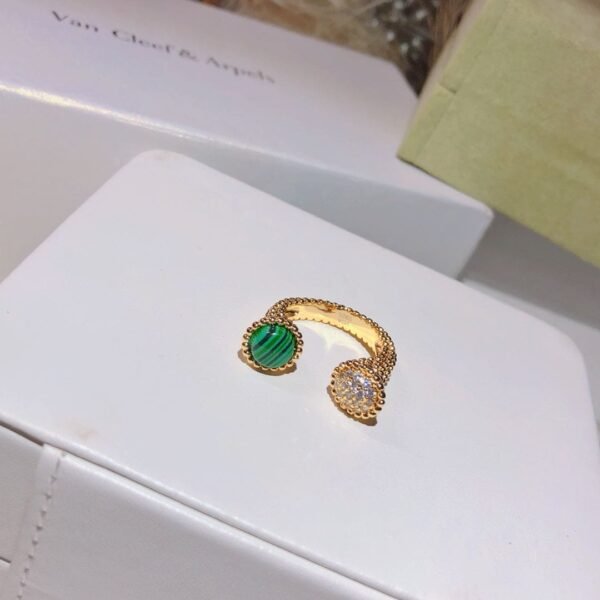 18K Perl¨¦e Couleurs Between The Finger Ring