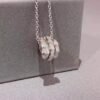18K BV Serpenti Viper Pave Diamonds Necklace