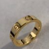 18K Love Wedding 4mm Ring