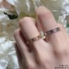 18K Love Diamond-Paved 3mm Ring
