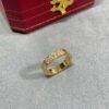 18K Love Diamond-Paved 3mm Ring