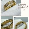 18K Love Diamond-Paved 3mm Ring