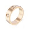 18K Love Wedding Eight Diamonds Ring