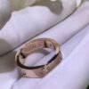18K Love Wedding Eight Diamonds Ring
