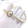 18K CC Pearl Necklace
