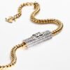 18K CC Diamonds Chain Necklace